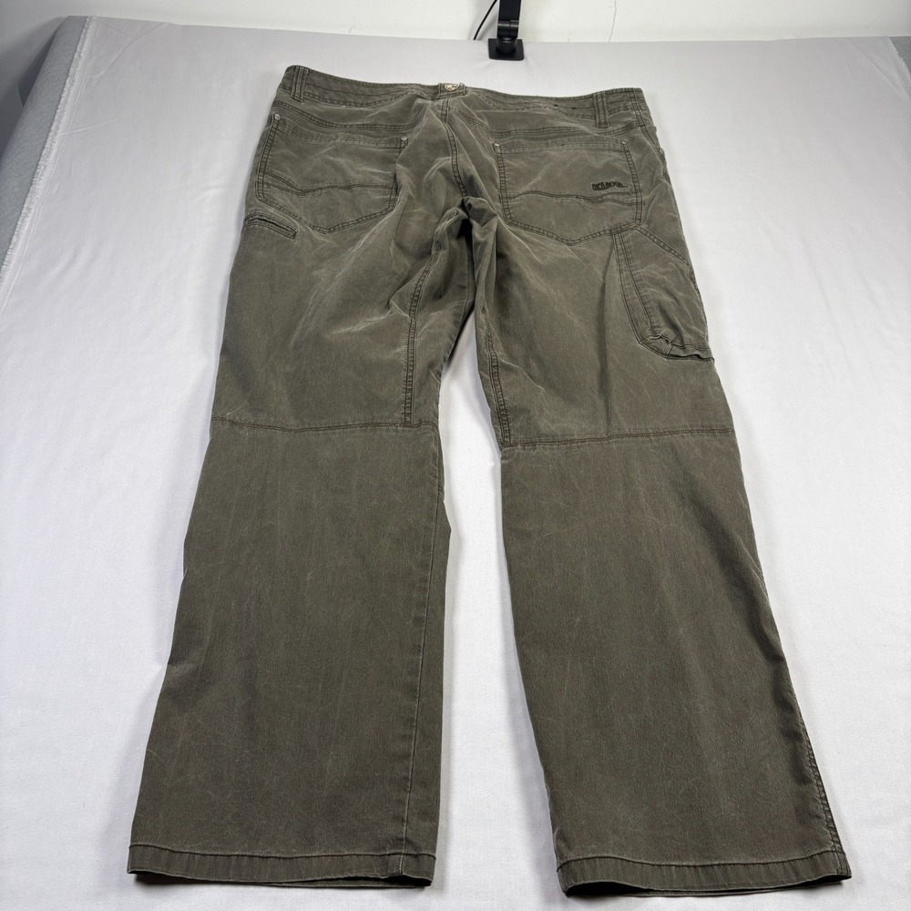 Kuhl Pants Mens 38x30 Brown Revolvr Double Knee Outdoor Hiking Trail - Picture 11 of 13